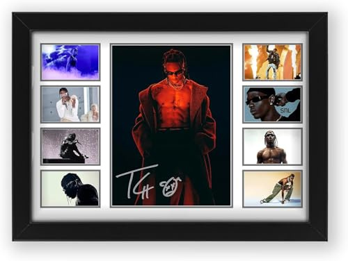 AllStarMedia Tribute to Travis Scott Inspired Hip Hop Poster Print | Fan Art Style Rap Artist Wall Art | Fan Art Gift | Music Wall Art | Limited Edition Print | A4 Unframed (30 x 21 CM)
