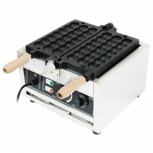 Kommerzielle Waffel Ball Maker, Edelstahl Kommerzielle Waffelbissen Bubble Waffle Maker Machine Antihaft-Pfanne 1500W fur Kommerzielle und Hause