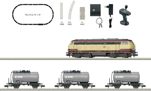 Digital-Startpackung Güterzug mit Baureihe 217, Gelb, Schwarz, Rot, Grau