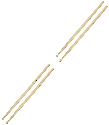 VICASKY 2paare Ahornholz Trommelstöcke Für Junge Mädchen Erwachsene Langlebige Rutschfeste Schlagzeug-sticks Für Anfänger Und Profis Für Orchesterproben Und Jazzmusik