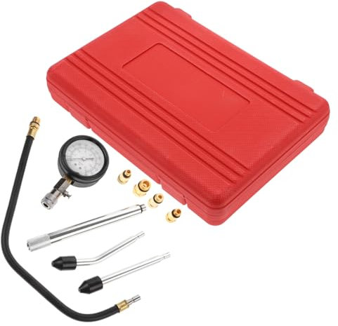 SEWOART Zylinderkompressionstester Kit Für Autos Und Motorräder Kompressionsmessgerät Mit Manometer Für Reparaturen Und Wartungsarbeiten