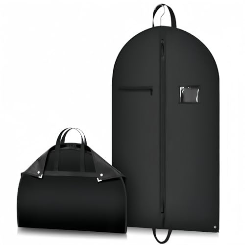 MHwan Kleidersack Anzug, 100 x 60 cm Hochwertiger, Robuster, Staubdichter Anzugtasche, Wasserdicht, Feuchtigkeitsbeständig, Geruchsneutral, Verschleißfest, Geeignet für Anzüge, Jacken, Reisen