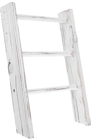 Cabilock Échelle Porte-Serviettes Miniature pour Comptoir De Cuisine Porte-torchons Style Ferme Décoration Salle De Bain Rustique