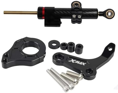 EQJSHL Kit Staffa Stabilizzatore Ammortizzatore Sterzo Moto per Y&amaha Xmax 300 250 X-Max XMAX300 XMAX250 2017-2024 Barre stabilizzatrici(Colore 5)