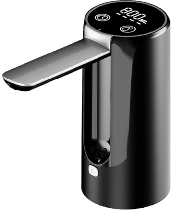 Ausi Bomba para botellas de agua: Dispensador de agua eléctrico de tres velocidades, portátil, plegable, ideal para casa, oficina, cocina y camping.