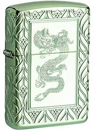 Zippo Logo Design 150-Black Ice CLC2020 Briquet, Gris, Taille Unique