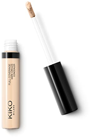 KIKO Milano Full Coverage Dark Circles Concealer 01 | High-Coverage Liquid Concealer For The Face And Eye Area