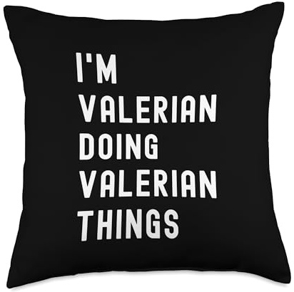 I'm Valerian Doing Valerian Things Throw Pillow