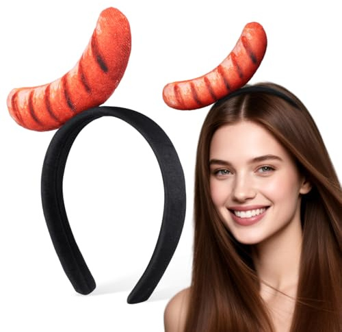 CALLARON Simulation Food Stirnband Lustiger Haarreif Als Foto-Requisite Und Cosplay-Accessoire Anzieh-Kopfbedeckung Für Party Karneval Geburtstagsfeier Und Bühnenauftritt