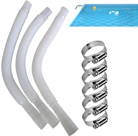 Pool Ersatzschlauch,Ersatzschlauch Für Poolpumpen & Filteranlagen - Wasserübertragungsteile Mit Skimmerzubehör Und Schlauchklemmen Für Gartenwerkstatt