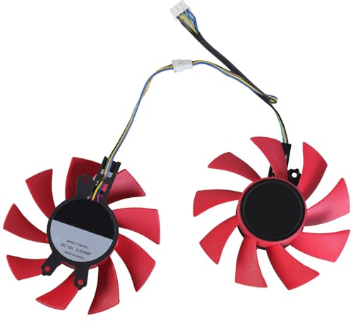 Yjcnelcr GPU Cooling Fan High Efficiency for RTX2060 GTX1660 1660Ti Graphics Card 4Pin VGA Cooling Easy and Quiet Operate