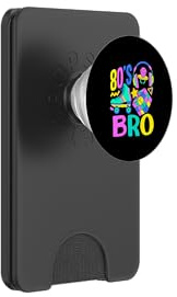 Patín Retro Boombox de Regreso a los 80, Estilo Retro, de los 80 PopSockets PopWallet para MagSafe
