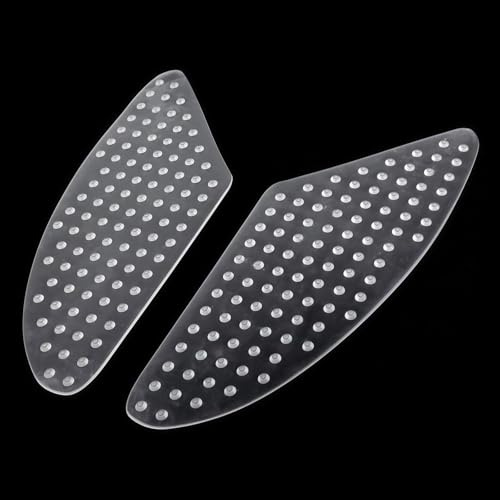 MAKGAGAAI Protector de depósito de motocicleta transparente con efecto de iluminación – Antideslizante Protector de depósito adhesivo antiarañazos, protector universal para tanque de motocicleta