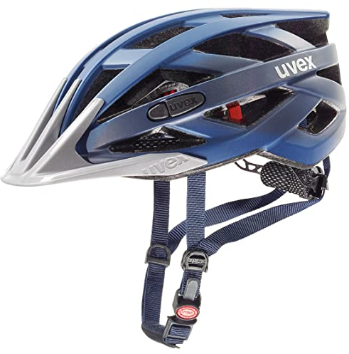 uvex i-vo cc - Leichter Allround-Helm für Damen und Herren - individuelle Größenanpassung - darkblue metallic - 52-57 cm