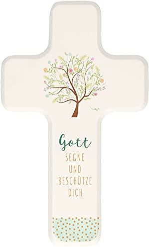 Gott segne und beschütze dich: Kinderholzkreuz