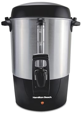 Hamilton Beach 45 Cup Fast Brew Coffee Urn and Hot Beverage Dispenser, 40521