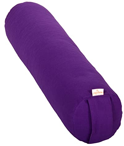 Yogabox Yoga und Pilates Bolster/Yogarolle BASIC small, lila
