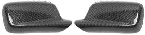 Yctze Rückspiegelabdeckung, 2 Stück, Auto Rückspiegelkappen, Rückspiegel, Abdeckung, Gehäuse, Ersatz für 3er E46 7er E65 E66, Seitenspiegel, Abdeckung, Türspiegel-Abdeckungen