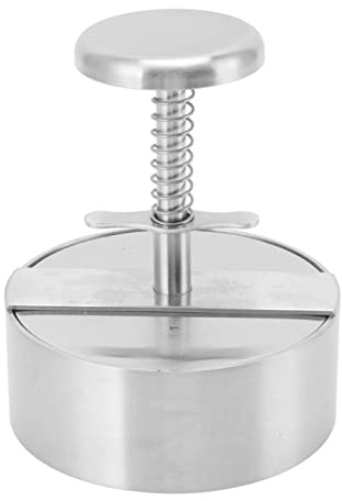 Pressa per hamburger, pressa per hamburger Patty Maker 304 in acciaio inox Hamburger pressa per hamburger da cucina, hamburger e hamburger
