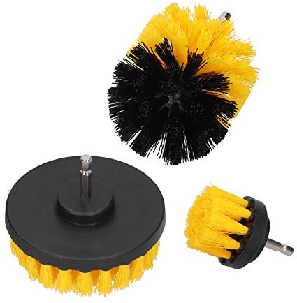Drill Brush Attachment Set, Reusable Power Scrubber Brushes, Multifunctional Portable Electric Scrubber Cleaning Kit for Bathroom Kitchen Surface, Grout, Tub, Shower, Tile