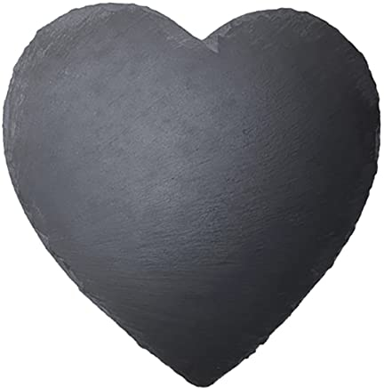 NAMOARLY Plato De Pizarra Forma De Corazón Para Charcutería y Aperitivos Bandeja De Comida Para Fiestas Para Sushi y Eventos Decoración Práctica Para Restaurantes y Hogares
