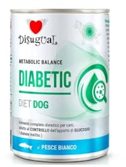 Disugual Dieta Comida Húmeda para Perros 6x400gr (Pescado Blanco Diabético)