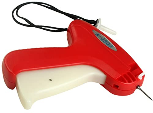 Tofficu Pistolet Étiqueteur Léger Plastique Applicateur Étiquettes Prix pour Vêtements Outil Fixation Sécurisé avec Capuchon Aiguille pour Boutique Et Usage Textile