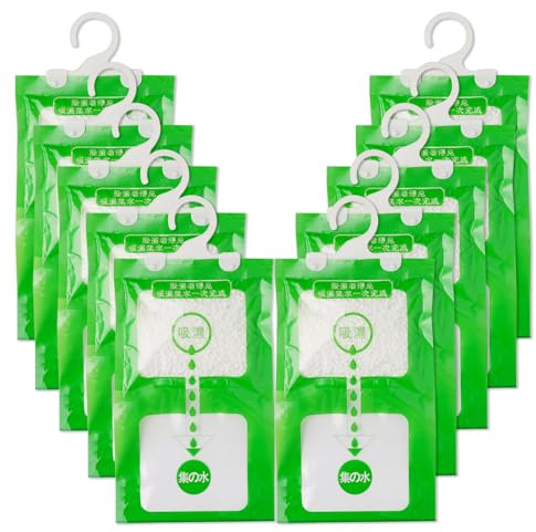 10er-Pack Feuchtigkeitsabsorber, Moisture Absorber, Hängender Luftentfeuchter, Anti-Schimmel luftentfeuchter beutel, Ideal für Schrank, Küche, Badezimmer, Auto