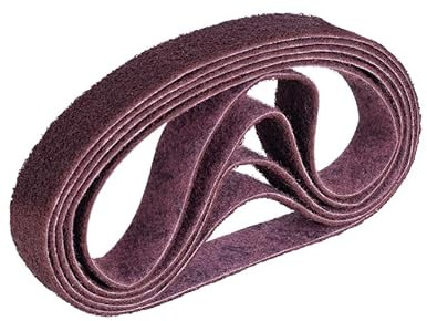 Hergestellt mit SC-BL Schleifbänder Vliesband Rohrbandschleifer, 40mm x 760mm 5 Stück (Grade: Medium, Color: red, Korn:120)