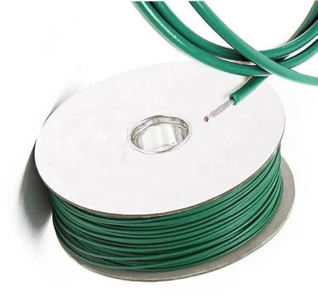 Begonia Fil de délimitation de 25 m pour tondeuse à gazon Rootic, diamètre 2,7 mm, universel, kit d'accessoires pour tondeuse à gazon Rootic avec 25 clous, 10 connecteurs de cales, 10 bornes de