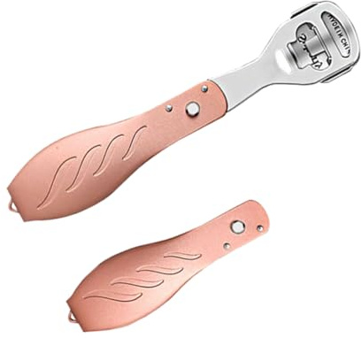 CALLARON Cuchillos Para Pedicura Herramienta De Cuidado De Pies Removedor De Piel Muerta y Callos Práctico Para Eliminar Cutículas y Cuidar Los Pies