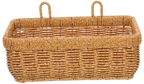 VALICLUD Cesta Colgante Para Cocina Tejida Gran Para Almacenar Jengibre Ajo Verduras Decoración De Pared