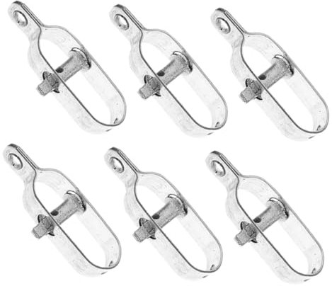 Hemobllo 6 Stück Kabelspanner für Gewächshäuser Stahldraht hängend Stahlkabel Ratsche Drahtzieher Abzieher Metalldrahtspanner kreativer Drahtseilspanner Drahtwerkzeug Gießen