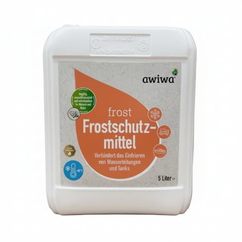 awiwa® Frost Frostschutz (5 l) – für Wohnmobil & Wohnwagen, schützt Wasserleitungen und Tanks vor Frostschäden, materialschonend, lebensmittelecht, auch für Boot