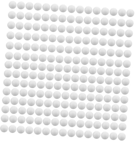 BESTYASH Recharge De Pouf Billes De Mousse De 10-12 Mm, Matériau De Rembourrage Epp Blanc, Garnissage Souple Et Léger pour Canapé, Sachet De 250 G, Usage Maison Et Loisirs Créatifs