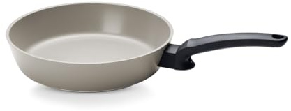 Fissler Ceratal® Evo Comfort Pfanne (26 cm, Warmgrau) – Made in Germany, Keramikpfanne hergestellt ohne PFAS/PTFE, CookStar® Boden, Induktion
