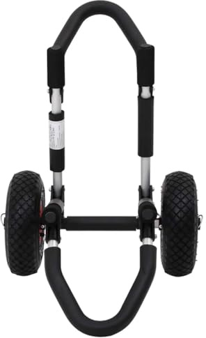 Genérico Carrello SUP per Tavola da Surf Pieghevole 45 kg in Alluminio,Argento,4kg,94871