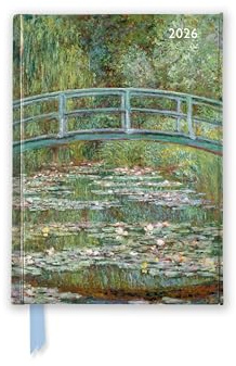 Claude Monet: Bridge over a Pond of Water Lilies 2026 Luxury Pocket Diary Planner - Week to View: Original Flame Tree Publishing-Pocket Diary [Taschenkalender]