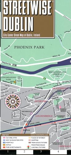 Streetwise Dublin Map - Laminated City Center Street Map of Dublin, Ireland (Michelin Streetwise Maps)