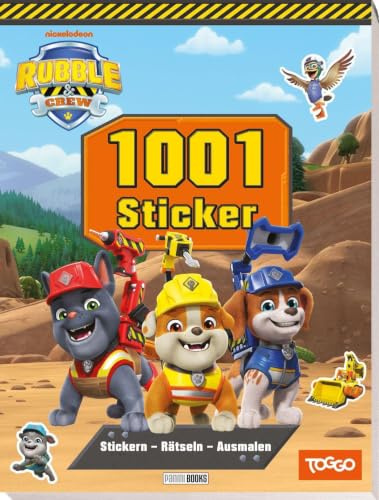 Rubble & Crew: 1001 Sticker: Stickern – Rätseln – Ausmalen: Activityblock mit 1001 Stickern