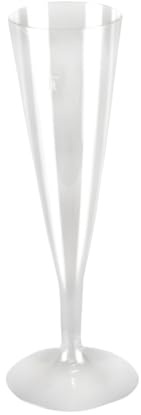 Palucart Flute 20 pezzi calici trasparenti 140 cc resistenti facilmente montabili