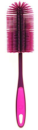 Kochblume Silikon Spülbürste | Premium-Silikon | Hitzebeständig | Spülmaschinenfest | Für Töpfe, Pfannen, Gläser & Geschirr | Farbe: lila