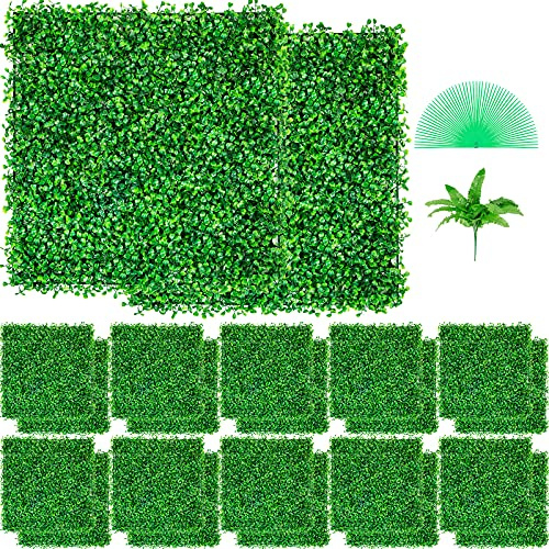 VEVOR Los paneles de pared Panel de boj artificial UV 24PCS boj de cobertura