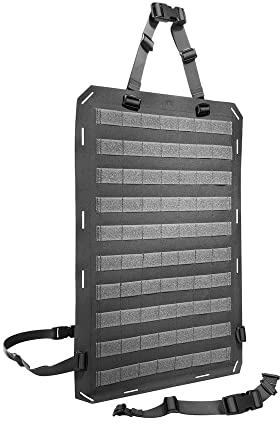 Tasmanian Tiger TT Modular Front Seat Panel Rückenlehnenschutz Molle-Taschen kompatibler taktischer Auto Rück-Sitz Organizer (Titan Grey)