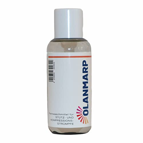 Olanmarp Fintvättmedel koncentrat flytande tvättmedel för stödstrumpor och kompressionsstrumpor för handtvätt + maskintvätt (100 ml, utan tvättnät)