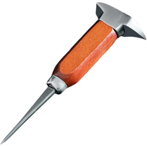 Muteitt Eispickel, Eispickel Aus Edelstahl Zum Brechen Von EIS, Eismeißel Holzgriff, Eispickel Für Küche, Bars, Barkeeper, Beste Eisschnitzwerkzeuge