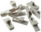 CARTONGESSO FAI DA TE - Clip a gancio in ABS per apertura push pull - gancetti per mini latch - per sportelli e botole ispezione cartongesso - Pz. 10