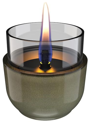Tenderflame - Violet 8 Reactive Glaze Nachfüllbare Tischkerze - Grün