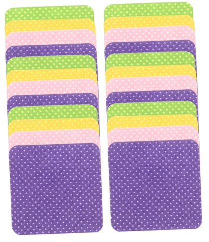 VICASKY 4taschen Nagelkleber-entfernungspads Reinigungstücher Für Gel-nägel Nagellackentferner-pads Aus Stoff Wiederverwendbar Für Nagelpflege Und Augen-make-up-entfernung