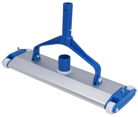 Pooldammsugare, 45 cm Bred Rengöringsbana Flexibel Pooldammsugare med Kraftig Aluminiumbas och Borste, Kompatibel med de Flesta Standarddammsugarslangar